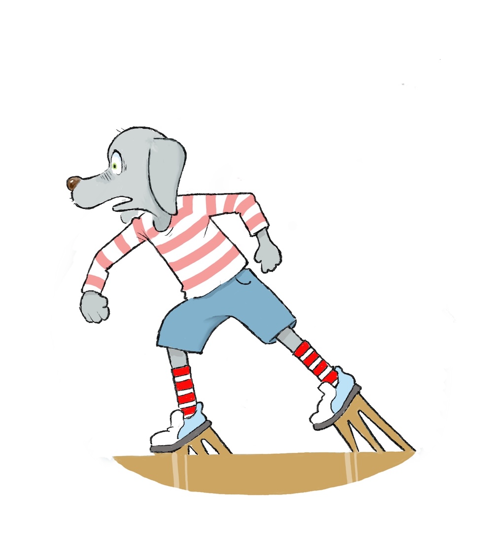 Twitchy with friends in the park