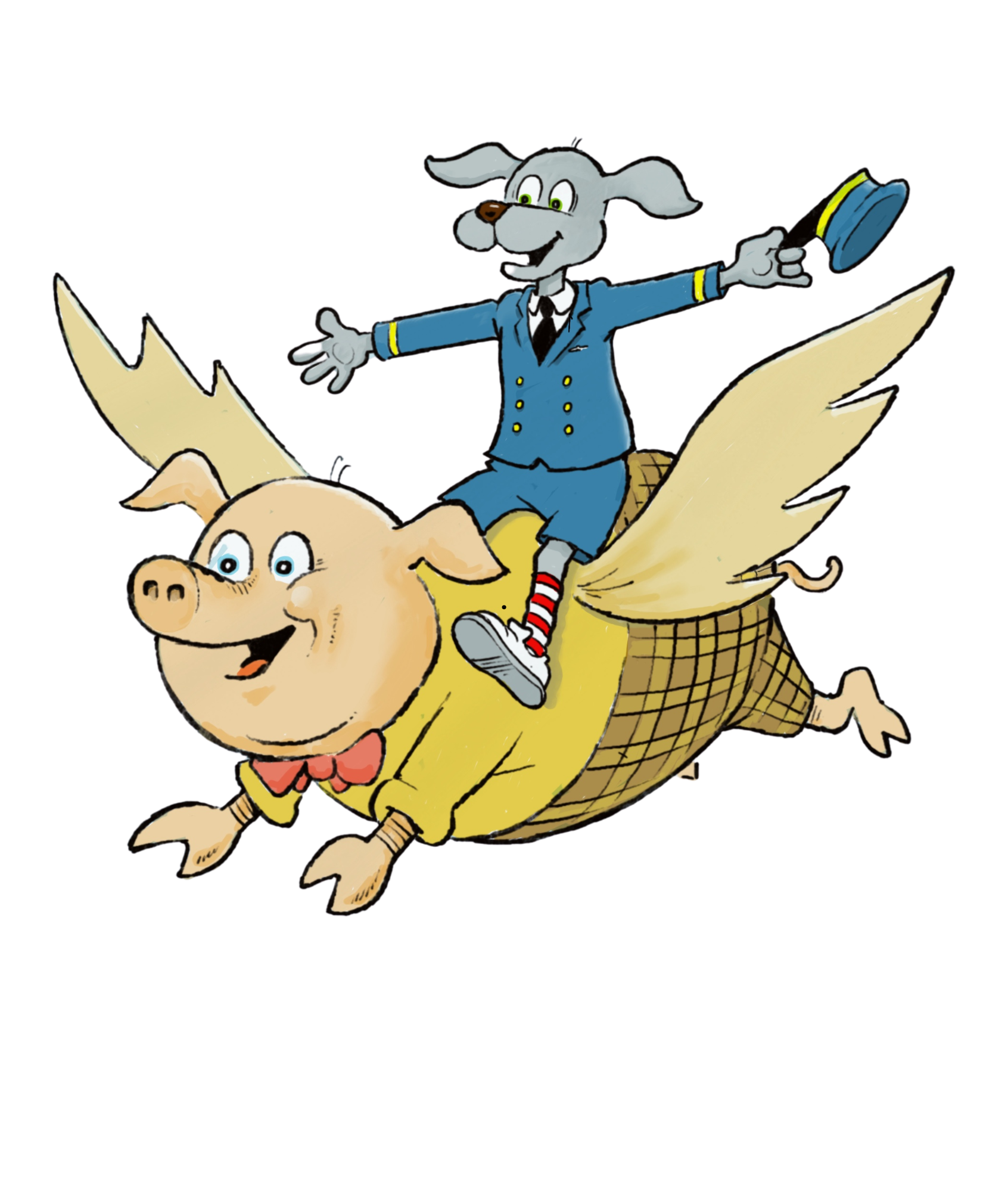 Twitchy flying with Penelope